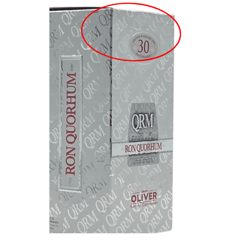 Ron Quorhum 30 Aniversario Old Vintage Rum - Outlet - Billede 2