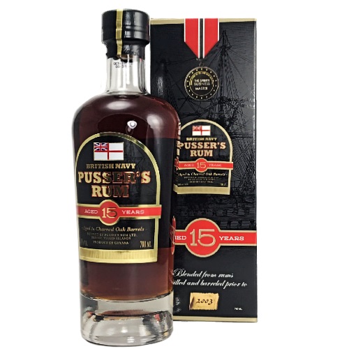 Pussers British Navy Rum 15 Y.O. Nelsons Blood