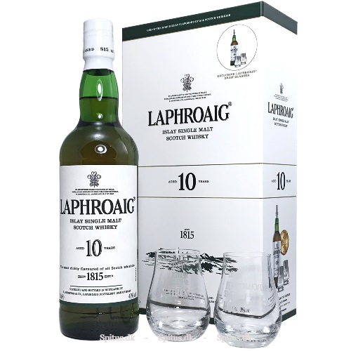 Laphroaig 10 Years old med 2 glas
