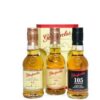 Glenfarclas 10 års, 12 års og 105 i gaveæske