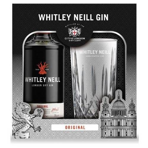 Whitley Neill Original i Gaveæske med glas