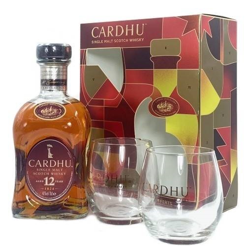 Cardhu Gaveæske med 2 glas