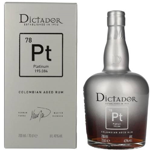 Dictador Platinium Colombian Aged Rum