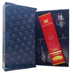 A.H. Riise XO Reserve Christmas Edition i gaveæske med glas