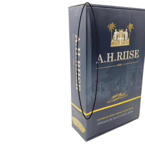 A.H. Riise XO Reserve Superior Cask, i gaveæske m/2 glas - Outlet - Billede 2