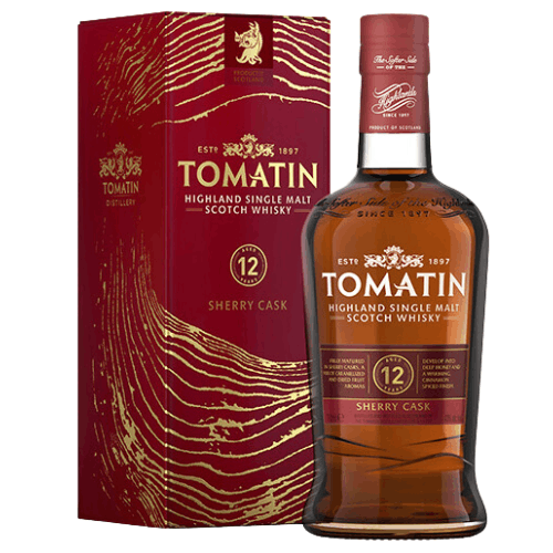 Tomatin 12 YO Old Sherry Cask Single Malt Scotch Whisky