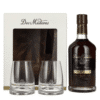 Dos Maderas Rum, i gaveæske m/2 glas