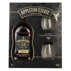 Appleton Estate 12 Years Old Rare Casks Jamaica Rum i gaveæske med 2 glas