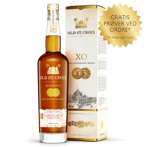 Old St. Croix XO Reserve 1888 Copenhagen - kampagnetilbud m/5 smageflasker