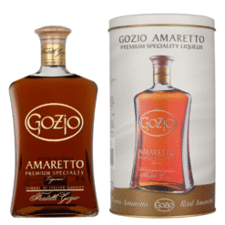 Gozio Amaretto likør i tin-æske