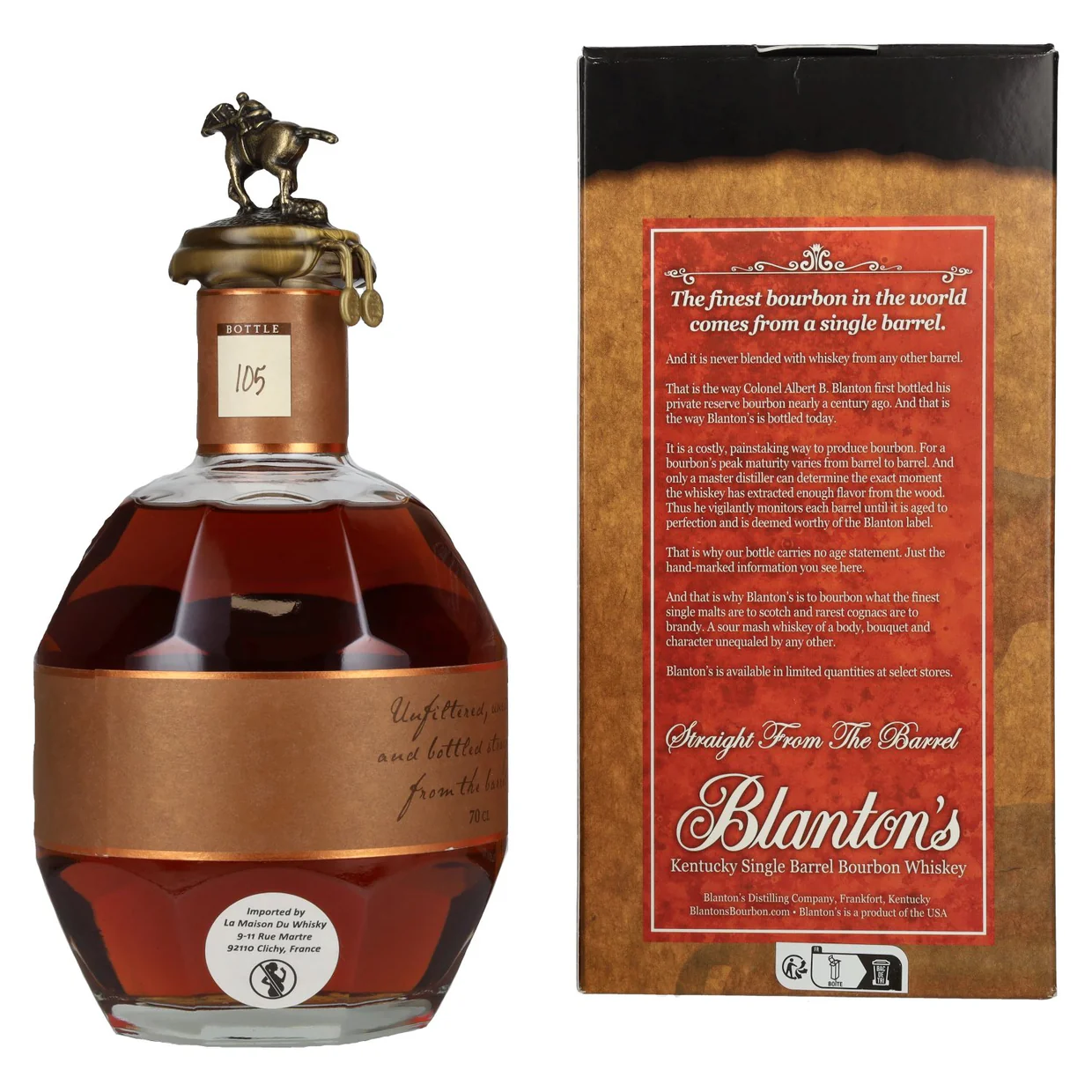 Blanton's Straight From The Barrel Kentucky Bourbon Whiskey 65,15% - Billede 2