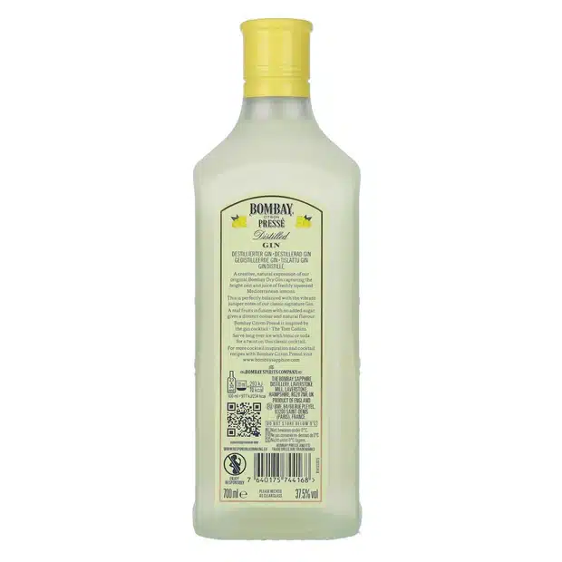 Bombay CITRON PRESSÉ Distilled Gin - Billede 2