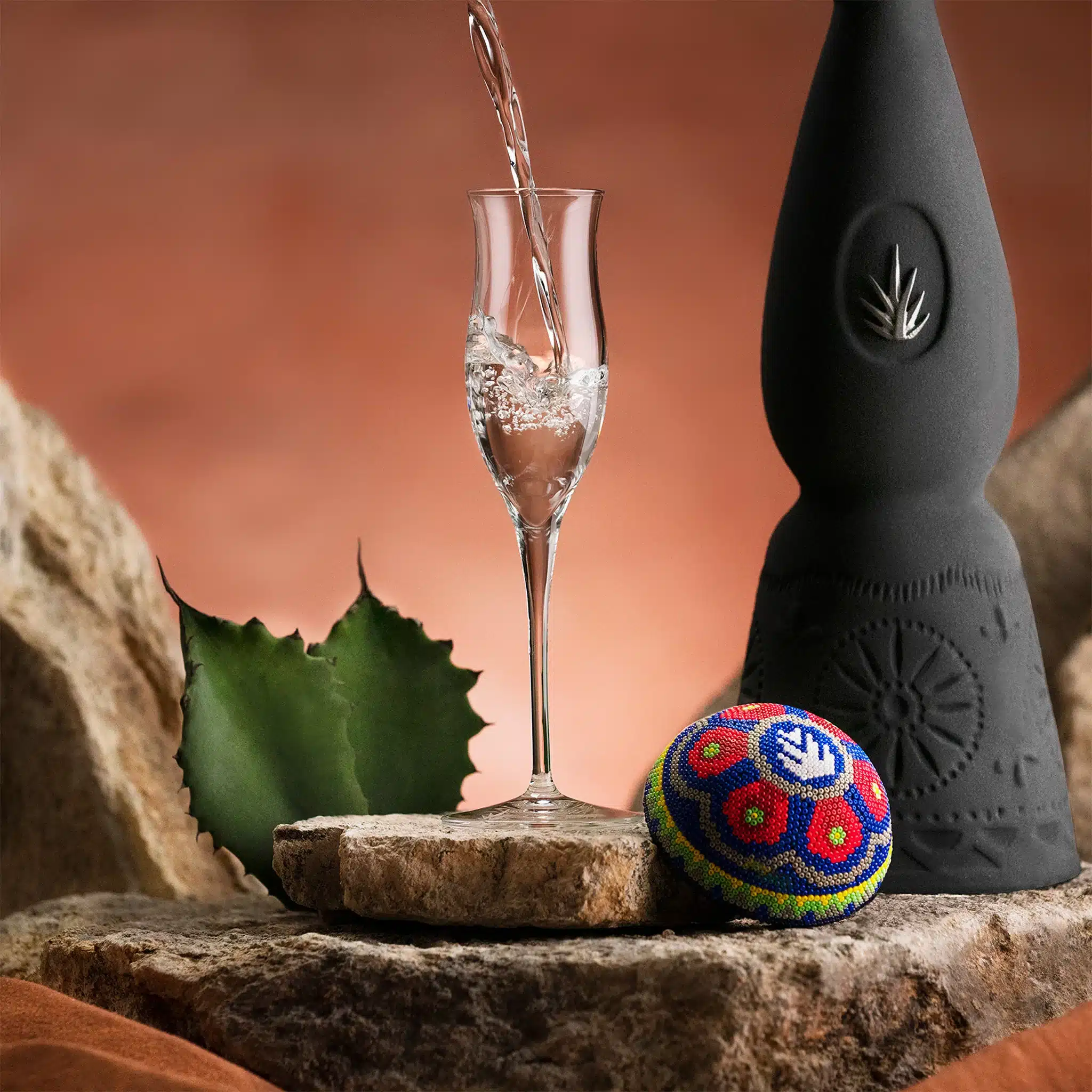 Clase Azul Mezcal DURANGO Black Bottle Tequila - Billede 3