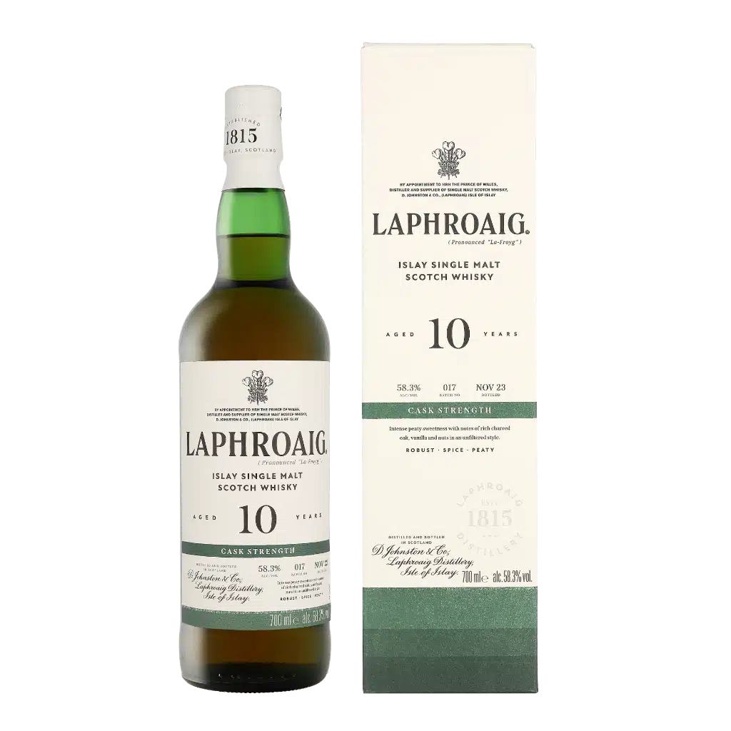 Laphroaig 10 Years Old Cask Strength Whisky Batch 17, 58.3%