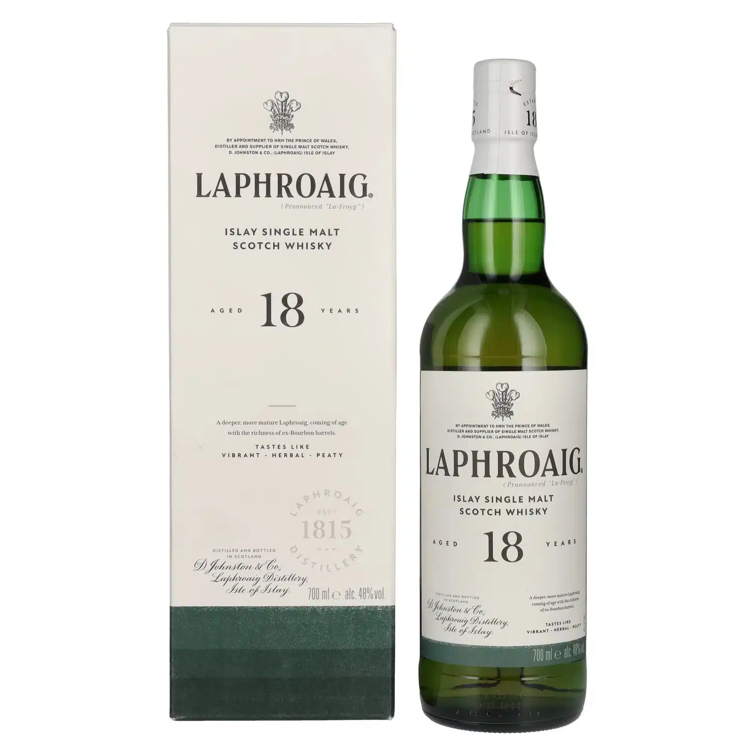 Laphroaig 18 Years Old Islay Single Malt Scotch Whisky