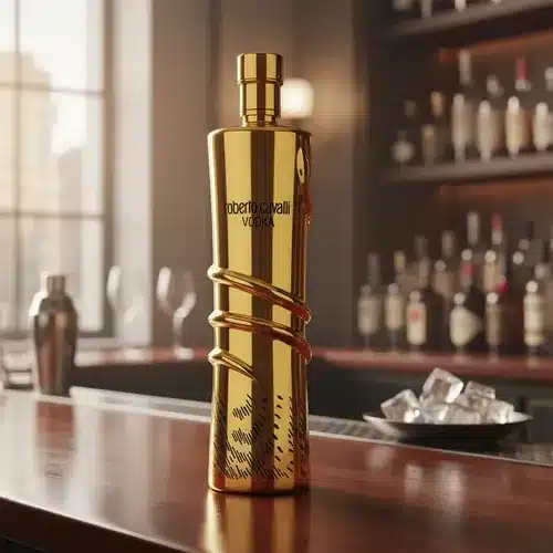 Roberto Cavalli Vodka Gold Edition, 1 liter - Billede 3