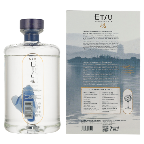 Etsu Blue Koi Pacific Ocean Water Limited Edition Gin - Billede 2