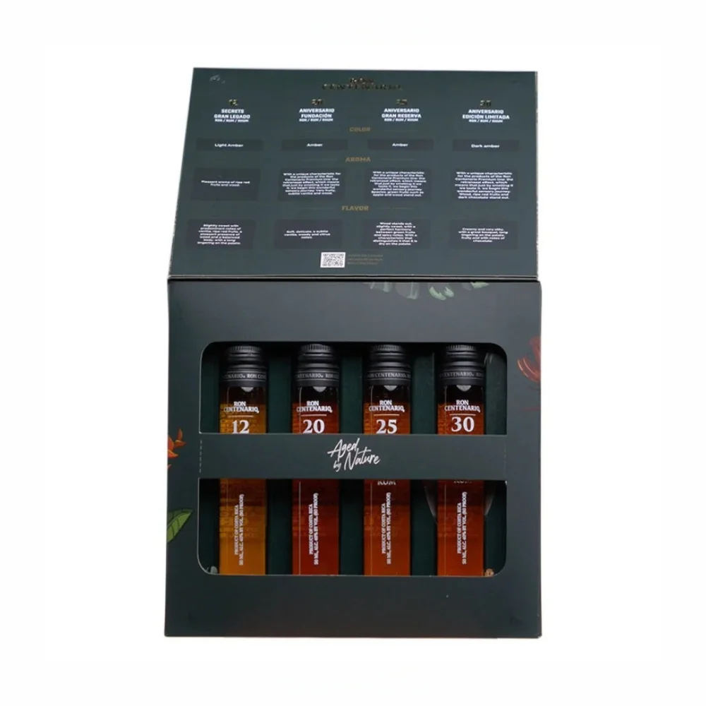 Ron Centenario Luxus Tasting Set (12 Years + 20 Years + 25 Years + 30 Years), 4 x 5 cl